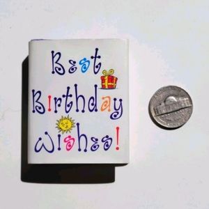 NWT Tiny Tomes Best Birthday Wish Mini Collectable